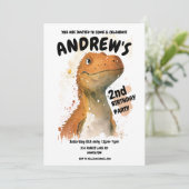 Invitation personnalisée pour l'anniversaire des e (Debout devant)