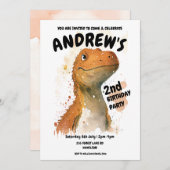 Invitation personnalisée pour l'anniversaire des e (Devant / Derrière)