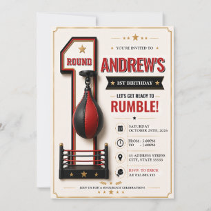 Invitation personnalisée pour le 1er anniversaire