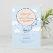 Invitation personnalisée pour le Baby shower pour  (Debout devant)