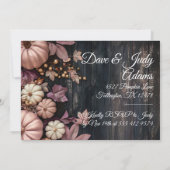 Invitation personnalisée pour le dîner de Thanksgi (Dos)