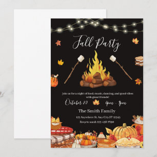 Invitation personnalisée pour le dîner de Thanksgi