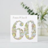 Invitation personnalisée pour les 60 ans de mariag (Debout devant)