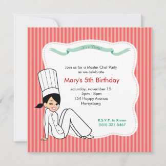 Invitation personnalisée pour les enfants avec un