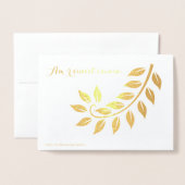 Invitation personnalisée pour un anniversaire de m (Derrière avec enveloppe)