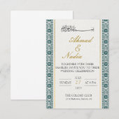 Invitation personnalisée pour un Arabe palestinien (Devant / Derrière)