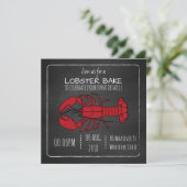 Invitation personnalisée pour un barbecue de homar (Debout devant)