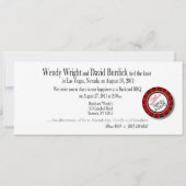 Invitation personnalisée pour un BBQ de réception (Dos)