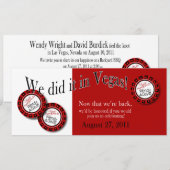 Invitation personnalisée pour un BBQ de réception (Devant / Derrière)