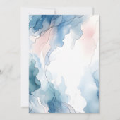 Invitation personnalisée pour une baby shower avec (Dos)