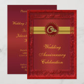 Invitation personnalisée pour une fête d'anniversa (Devant / Derrière)