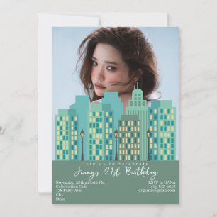 Invitation personnalisée pour une fête d'anniversa