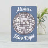 Invitation personnalisée pour une fête d'anniversa (Debout devant)