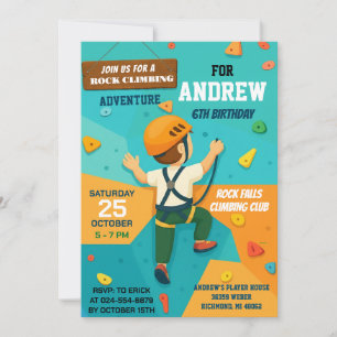 Invitation personnalisée pour une fête d'anniversa