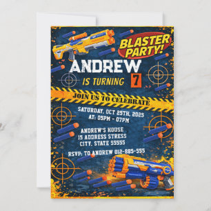Invitation personnalisée pour une fête d'anniversa