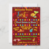 Invitation personnalisée pour une fête de famille (Devant)