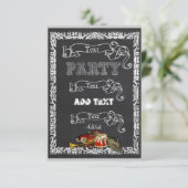 Invitation personnalisée pour une fête de garçons  (Debout devant)