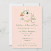 Invitation personnalisée pour une fête de mariage
