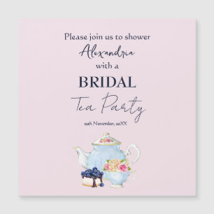 Invitation personnalisée pour une fête de thé de m