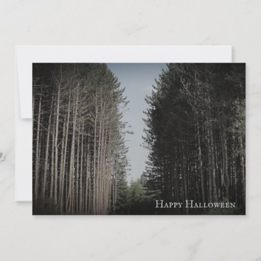 Invitation personnalisée pour une fête d'Halloween (Devant)