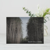 Invitation personnalisée pour une fête d'Halloween (Debout devant)