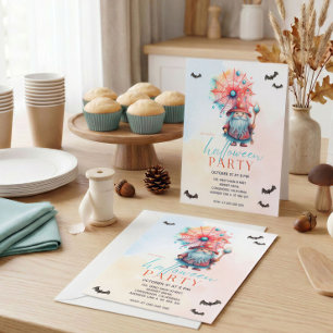 Invitation personnalisée pour une fête d'Halloween