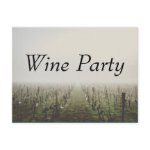 Invitation personnalisée pour une fête du vin au v