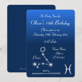 Invitation personnalisée pour une fête sur le thèm (Devant / Derrière)