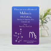 Invitation personnalisée pour une fête sur le thèm (Debout devant)