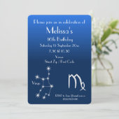 Invitation personnalisée pour une fête sur le thèm (Debout devant)