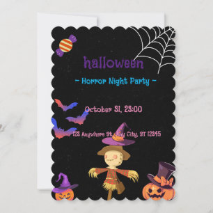 INVITATION PERSONNALISÉE POUR UNE SOIRÉE D'HORREUR