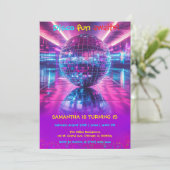 Invitation personnalisée pour une soirée disco - C (Debout devant)