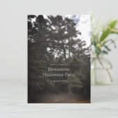 Invitation personnalisée pour une soirée Halloween (Debout devant)