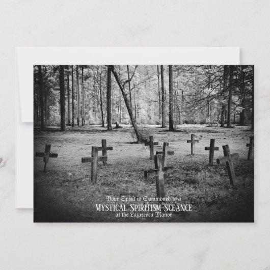 Invitation personnalisée pour une soirée Halloween (Devant)