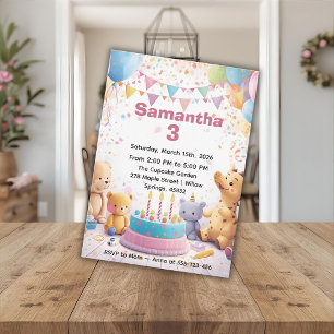 Invitation personnalisée rétro pour anniversaire
