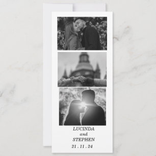 Invitation personnalisée "Save the Date" avec coup