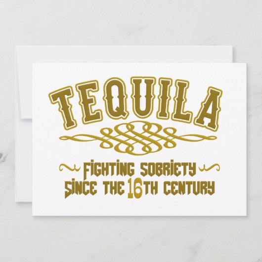 Invitation personnalisée TEQUILA (Devant)