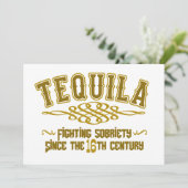 Invitation personnalisée TEQUILA (Debout devant)