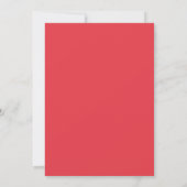 Invitation personnalisée Tomato Red Drip (Dos)
