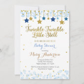 Invitation personnalisée Twinkle Little Star Baby  (Devant)