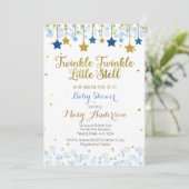 Invitation personnalisée Twinkle Little Star Baby  (Debout devant)