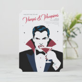 Invitation personnalisée Vampes et Vampires Hallow (Debout devant)