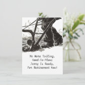 Invitation Personnaliser B&W pour les appels de retrait (Debout devant)