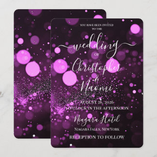 Invitation PERSONNALISER : Bokeh Blizzard Personnalisé
