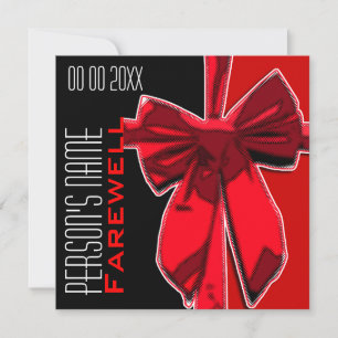 Invitation Personnaliser d'adieu de la partie de retraite