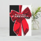 Invitation PERSONNALISER d'adieu de la retraite (Debout devant)