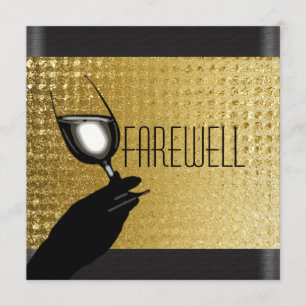 Invitation PERSONNALISER d'adieu de la retraite