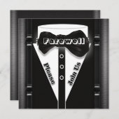 Invitation PERSONNALISER d'adieu de la retraite (Devant / Derrière)