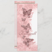 Invitation Personnaliser d'adieu de la retraite (Devant / Derrière)