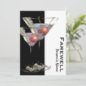 Invitation PERSONNALISER d'adieu de la retraite (Debout devant)